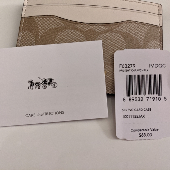 Coach logo card holder NWT - Picture 4 of 4